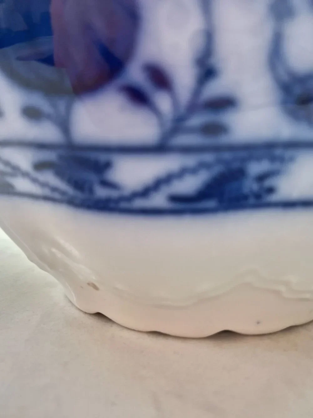 RARE Antique Johnson Brothers Holland Flow Blue 